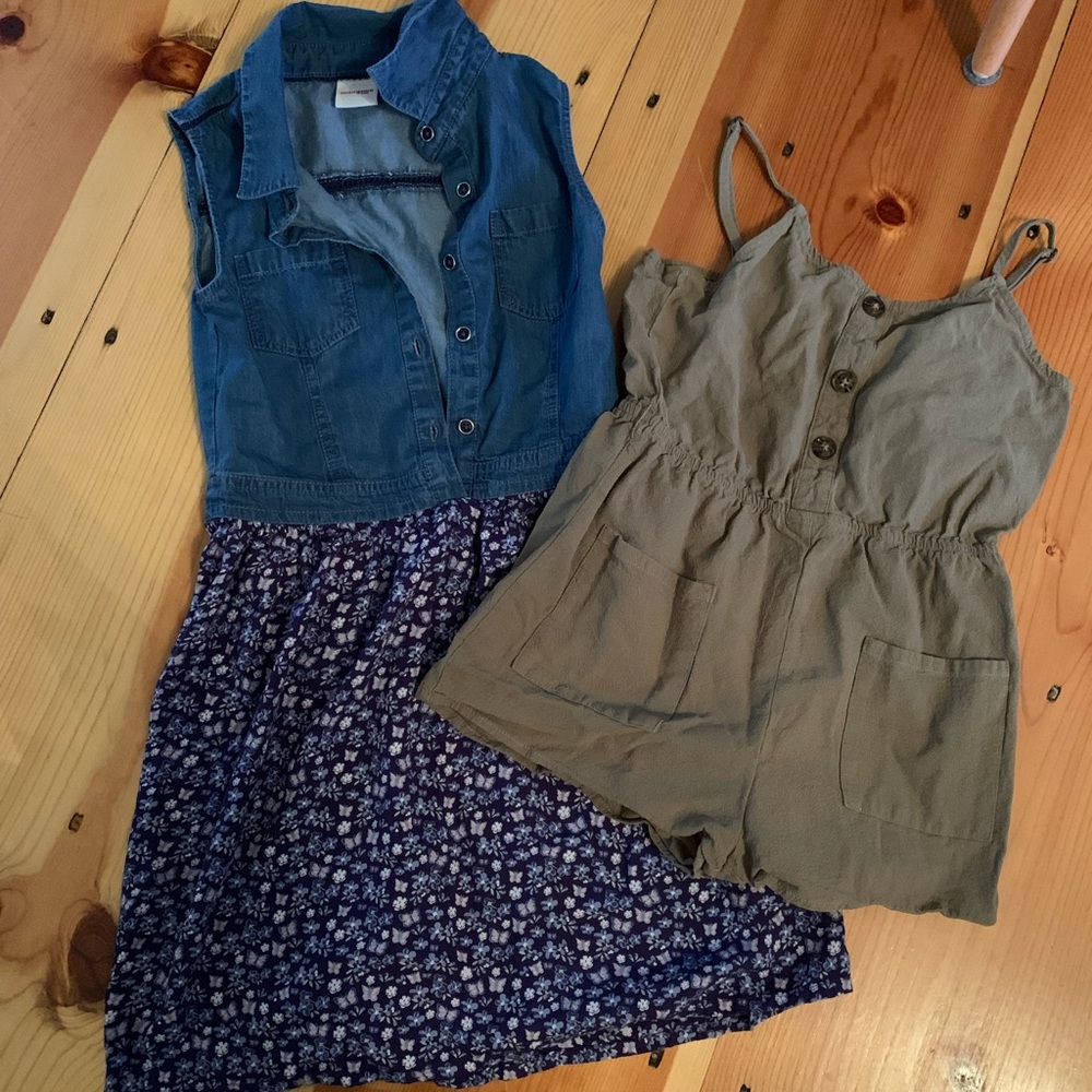 Girls Dress and Romper Bundle